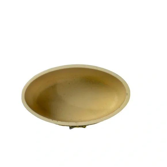 Willow Hall Colette Cream & Blue Victorian Shoe Yellow Flowers Trinket Box 3.5” - Picture 9 of 12